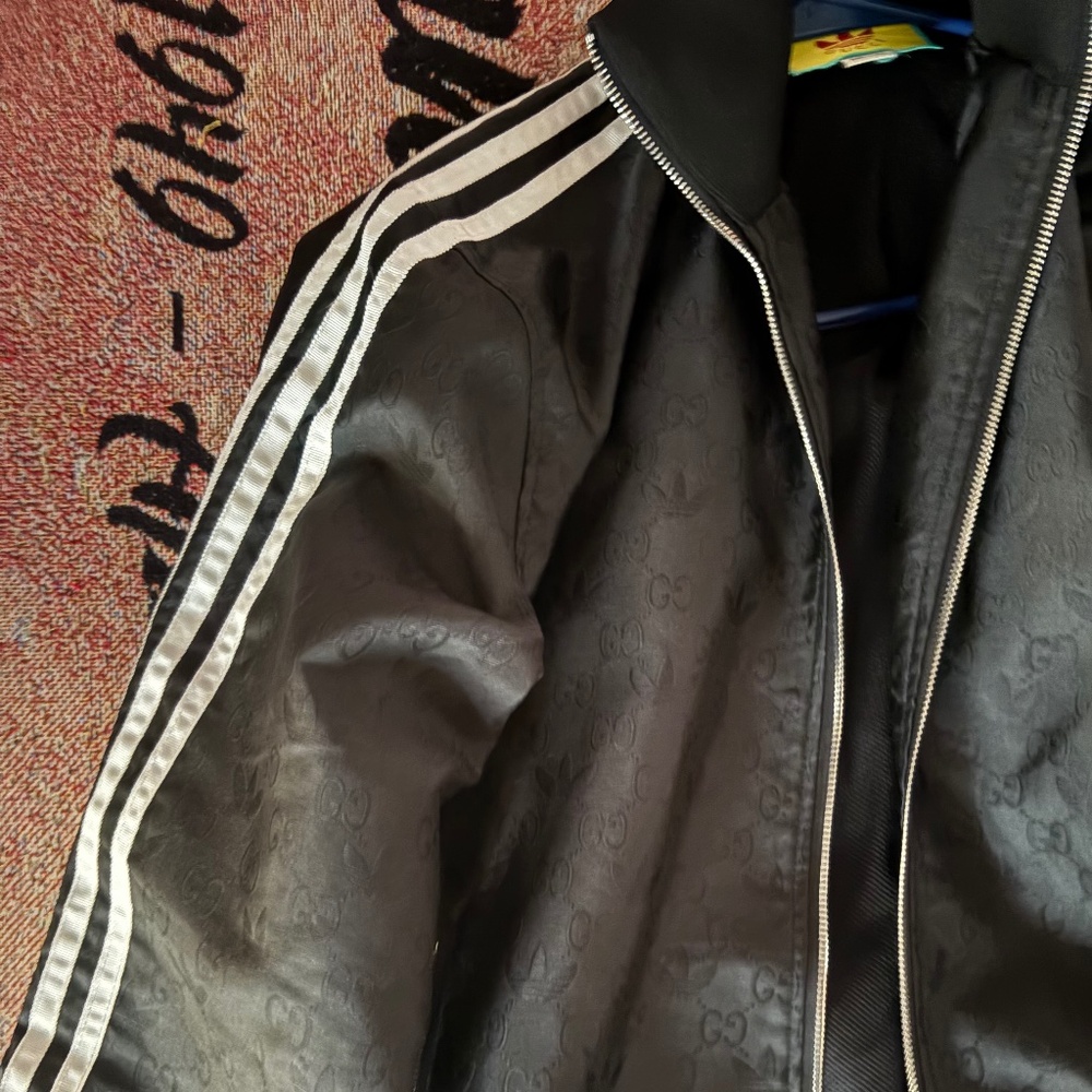 Gucci x Addidas collab bomber jacket